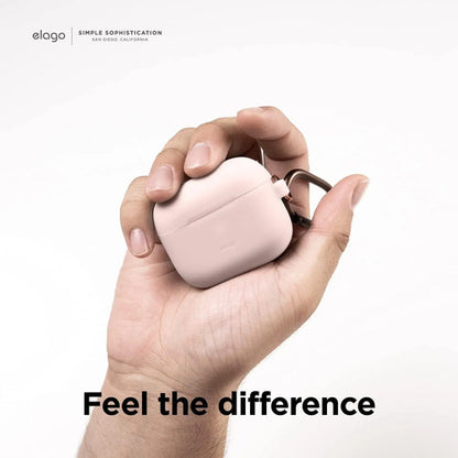Funda De Silicona Elago Para AirPods 3ra Generación Rosa Claro