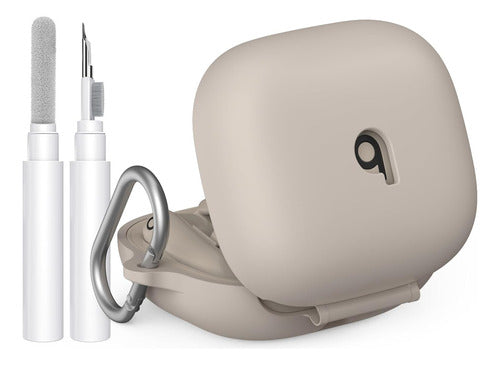 Estuche De Silicona Para Beats Powerbeats Pro 2 Beige