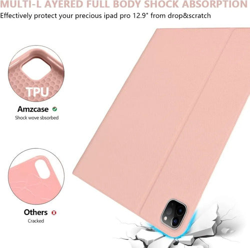 Funda Con Teclado Para iPad Pro M3 11  Rosa