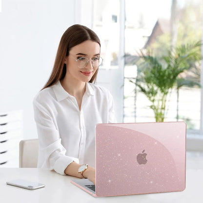 Carcasa Funda Transparente Para Macbook Air 13.6' Rosa