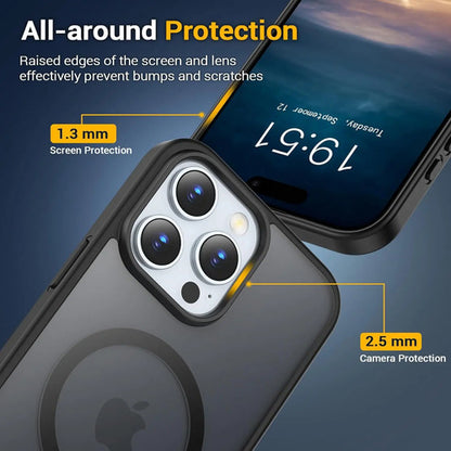 Funda Transparente Temdan Para iPhone 16 Pro Max, Compati... Negro