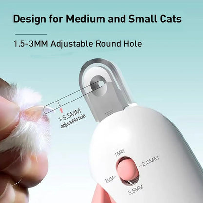 Cortauñas Para Gatos Con Almacenamiento Verde Pequeño