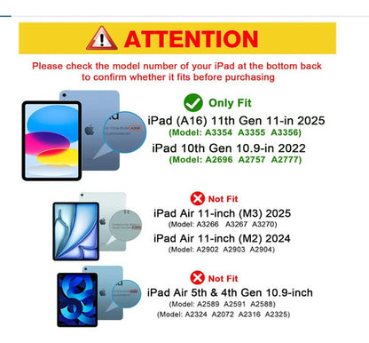 Funda Para iPad (a16) 11a Gen 2025 Y 2022 Azul Marino