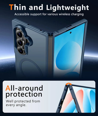 Funda Para Samsung Galaxy Z Fold 7 Azul Lisa