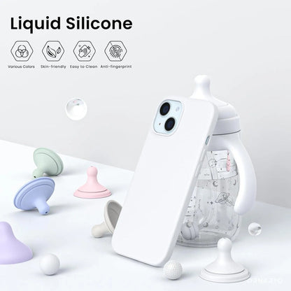 Funda De Silicona Para iPhone 15 Blanco