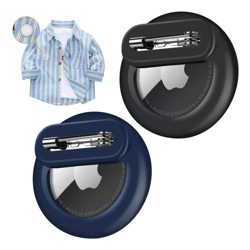 Soporte Rastreador Para Airtag Gen 2/1 Con Pin Azul Marino