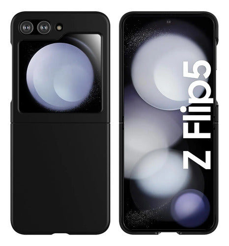 Funda Para Samsung Galaxy Z Flip 5 (2023) Negro Lisa