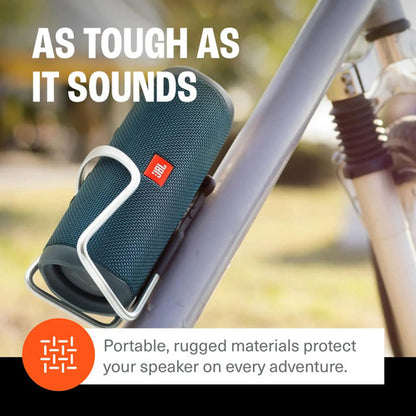 Parlante Jbl Flip 5 Con Bluetooth Y Resistente Al Agua Color Verde Azulado.