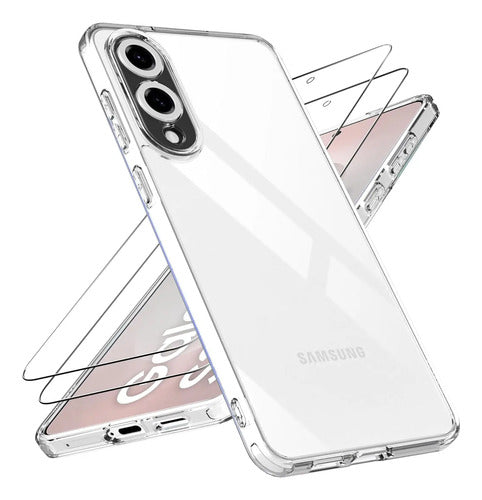 Funda Para Samsung Galaxy S25 Edge Con Protector Transparente