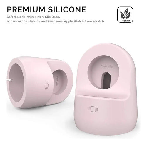 Soporte De Carga Para Apple Watch Rosa