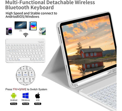 Funda Con Teclado iPad De 10a/11a Gen. 11/10.9 PuLG, A16 Gris