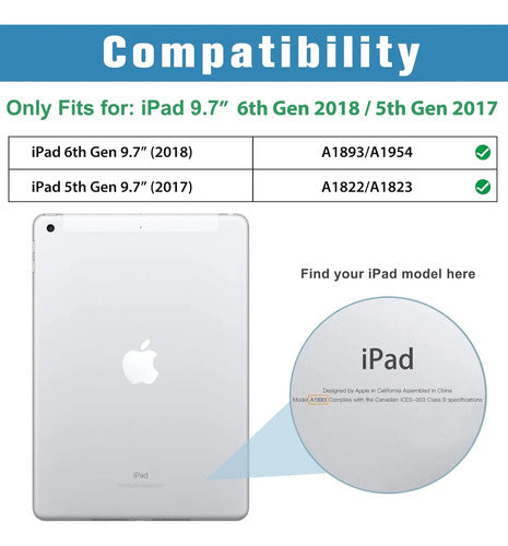 Funda Para iPad 9.7 Pulgadas 6ta/5ta Generación ...