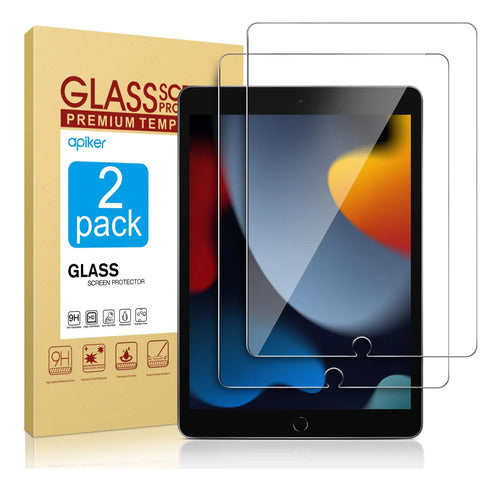 Set Doble De Protectores De Pantalla Apiker Para iPad 10.2
