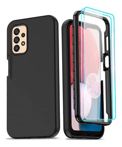 Funda Samsung Galaxy A13 Con Dos Protectores De Pantalla