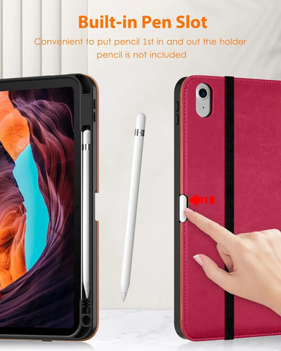 Funda Para iPad 11th Gen 11  2025 Y 10th Gen 10.9 Rosa Melocoton