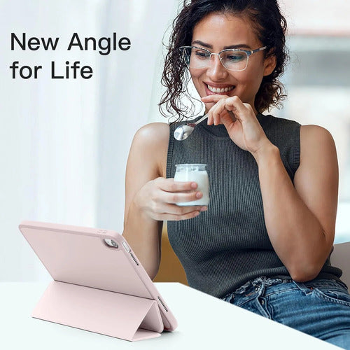 Funda Akkerds Para iPad A16 De 11a Gen Y iPad 10.9  2022 Rosa