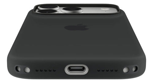 Funda De Silicona Magsafe Para iPhone 18 Pro Negro