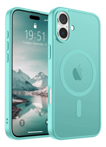 Funda Magnética Supfine Para iPhone 16 Azul