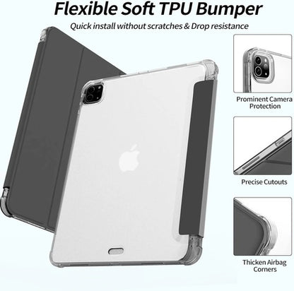 Funda Kenke Para iPad Pro 11 Pulgadas Con Soporte Para Lápiz Negro