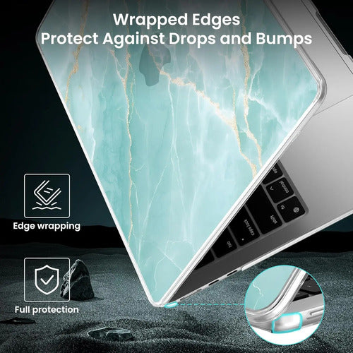 Funda G Jgoo Para Macbook Air Turquesa