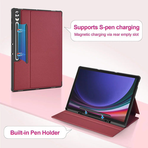 Funda Para Samsung Galaxy Tab S10/s9 Ultra Rojo
