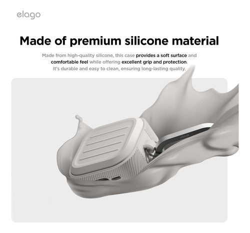 Funda Armor Para AirPods 4 Piedra