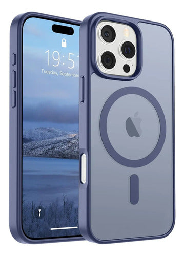 Funda Case Para iPhone 16 Pro Compatible Con Magsafe Lavanda
