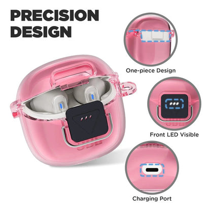 Funda Case Para Jbl Tune Flex Con Kit De Limpieza Rosa