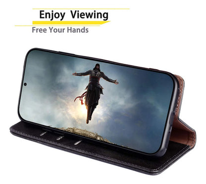 Funda Cartera De Cuero Para Samsung Galaxy S20 Ultra Negro