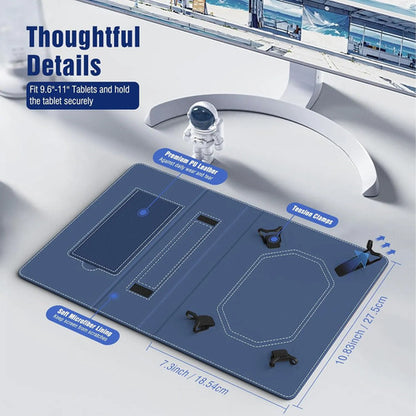 Funda Universal Timovo Para Tablet 10.1 Con Soporte Y Correa Azul Marino