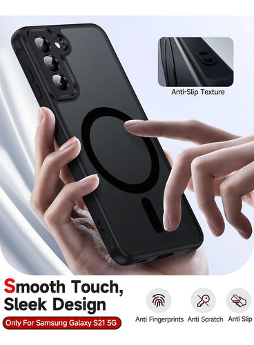 Funda Para Galaxy S21 Negro Liso