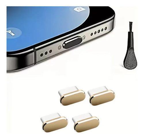 Tapones Antipolvo Tipo C Para Celulares Puerto De Carga