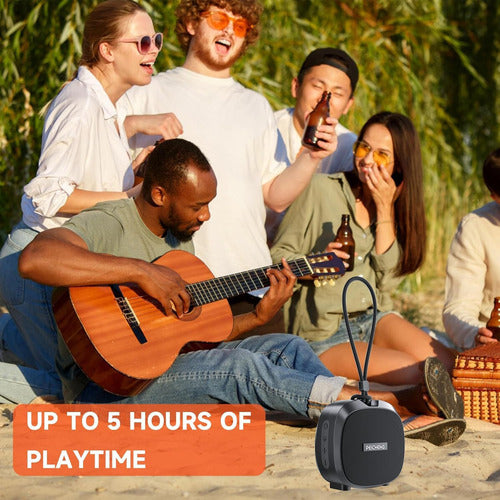 Parlante Bluetooth Portátil Impermeable Negro