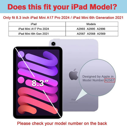 Case Funda  Para iPad Mini 6 Y 7 Clear