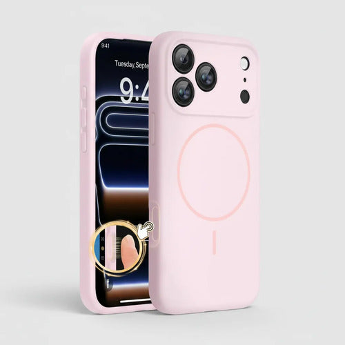 Funda Magnética Miracase Para Phone 17 Pro Rosa