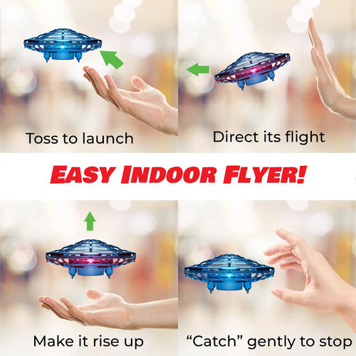 Dron Ovni Interactivo Force1 Scoot Azul