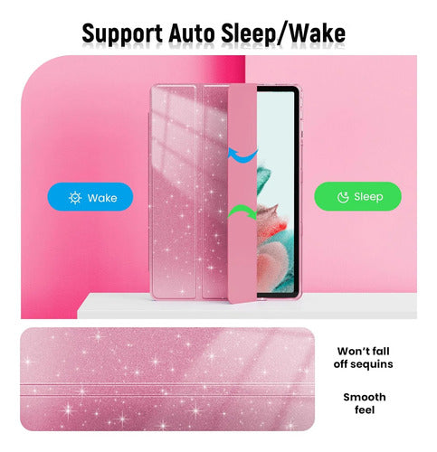 Funda Para Lenovo Idea Tab 11 Con Soporte Rosa