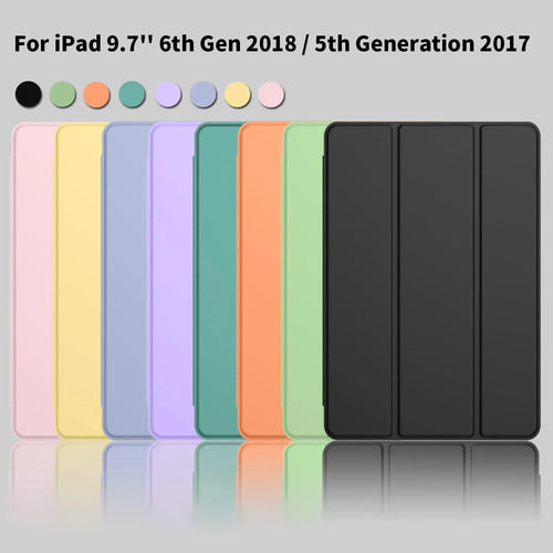 Funda Para iPad 9.7 Con Porta Lápiz Y Protección Completa Negro