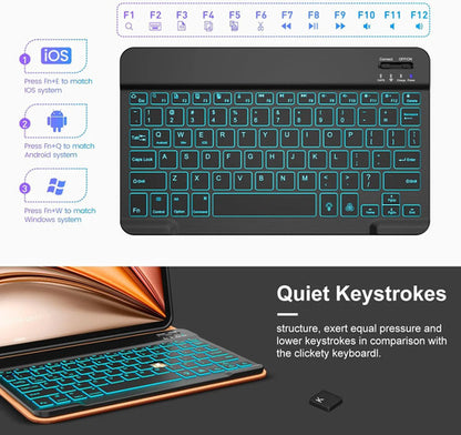 Funda Con Teclado Para iPad Air 11-inch Y Air 10.9 Inch Negro