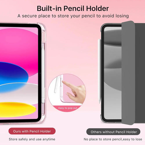 Funda Para iPad 11-inch (a16) 11th Gen 2025 Rosa