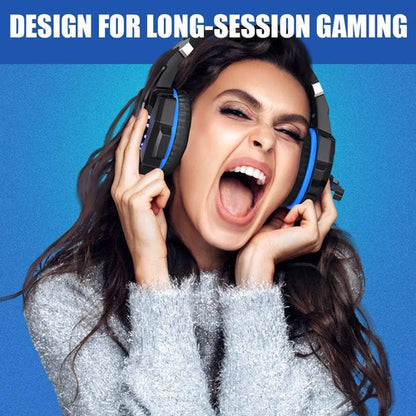 Auriculares Gaming Bengoo G9000 Para Ps4, Pc, Xbox One. Azul