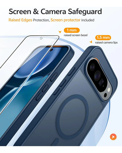 Funda Para Google Pixel 10 Pro Xl Y 9 Pro Xl Azul Azul