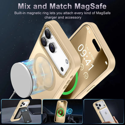 Funda Para iPhone 17 Pro Magnetica Crema