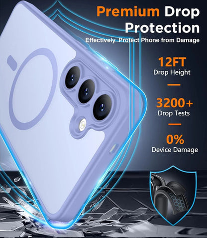 Funda Magnética Para Samsung Galaxy S25 Fe Lavanda