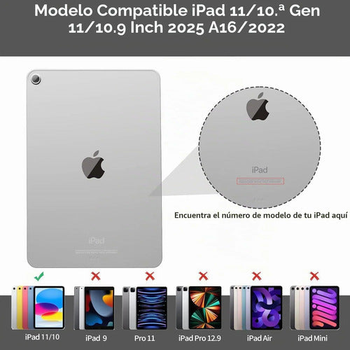 Funda Para iPad A16 11th Gen 11'' 2025 Violeta