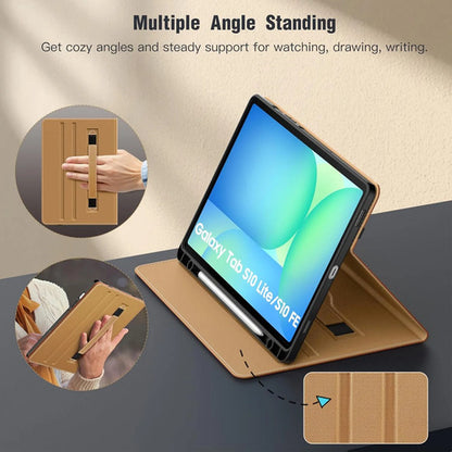 Funda Para Samsung Galaxy Tab S10 Lite/s10 Fe/s9 Fe/... Marrón