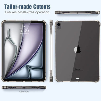 Funda Transparente Para iPad Air 11' (m2) 2024 Negro