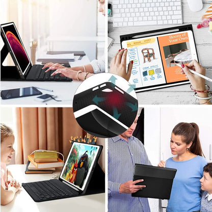 Funda Con Teclado Para iPad De 9a Generacion. Negro