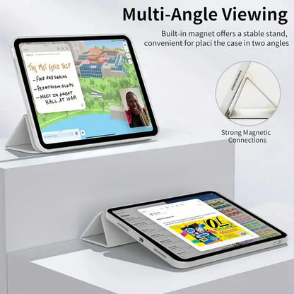 Funda Para iPad A16 10 (10.9 ) Y 11 Gen (2022-2025) Gris
