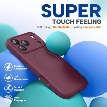 Funda Magnética Miracase Para iPhone 17 Pro Max Bordó